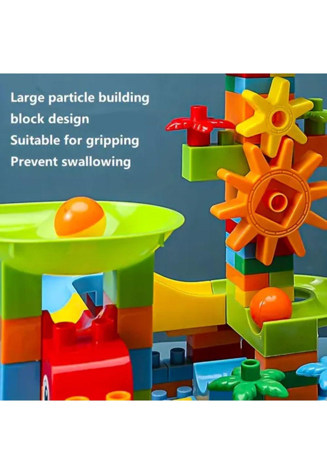 Bloques didácticos tobogán de pelotas, 102 pcs, juguete niños multicolor-5