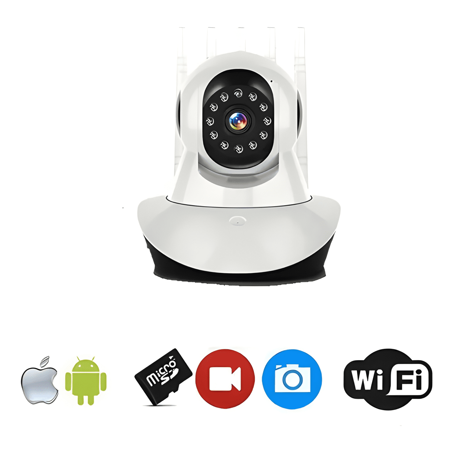Cámara Domo Yoosee 360º HD Wi-fi Visión Nocturna Interior-2