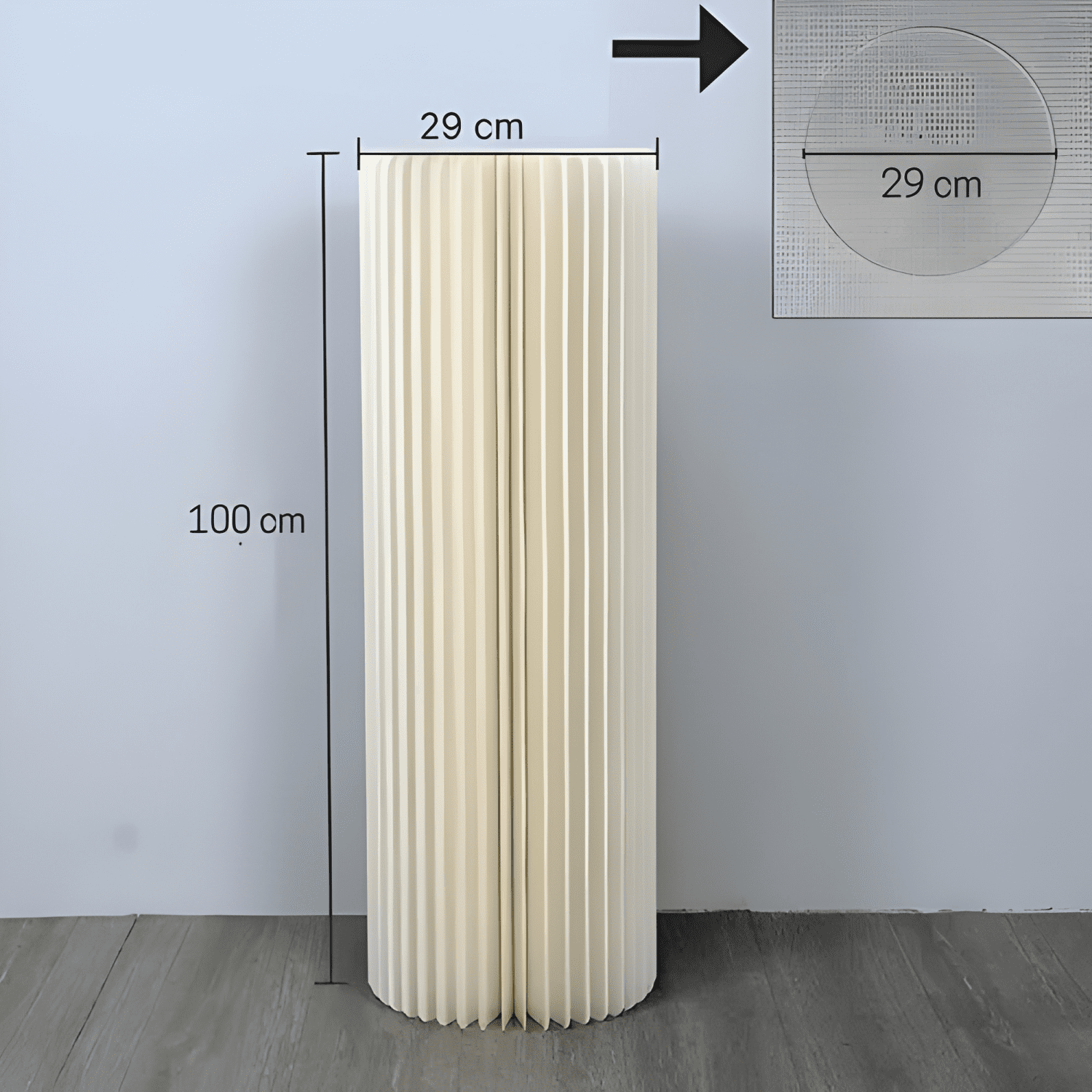 Mesa Auxiliar Origami 100x29 Cm-3