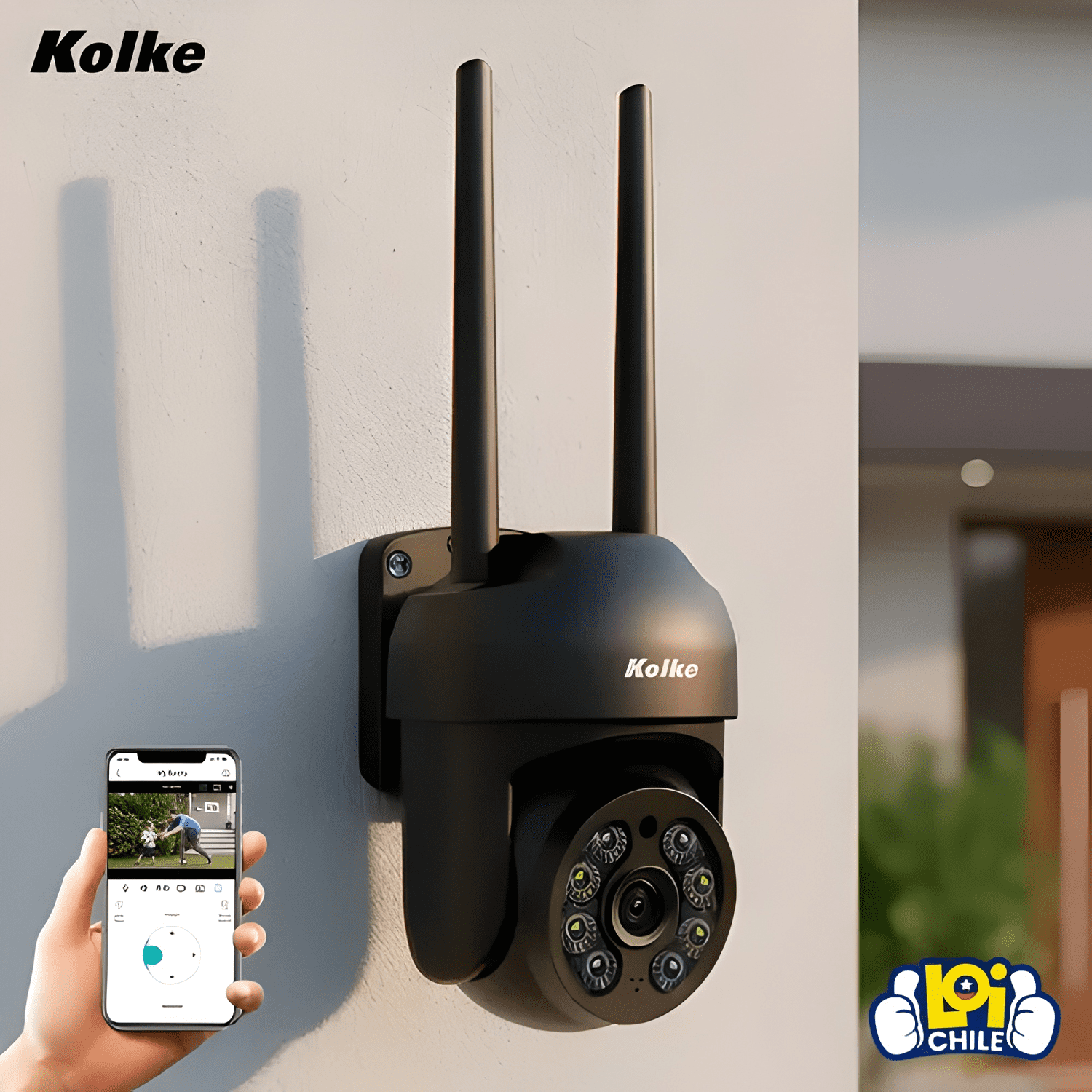 Cámara de Seguridad Kolke Ptz 3mp Visión Nocturna a Color-3