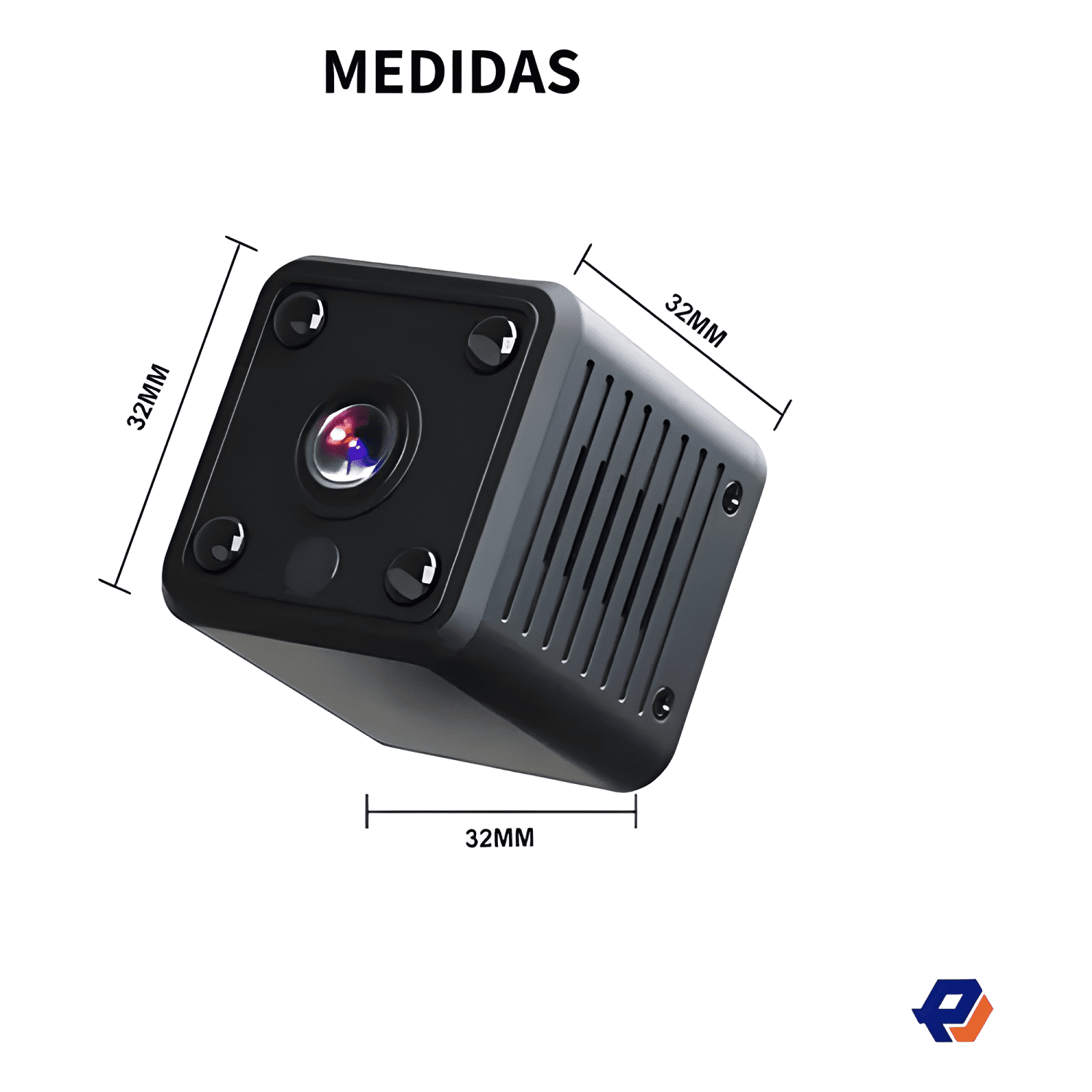 Mini Camara Espia Wifi Hd 1080p Recargable Vision Negro-2