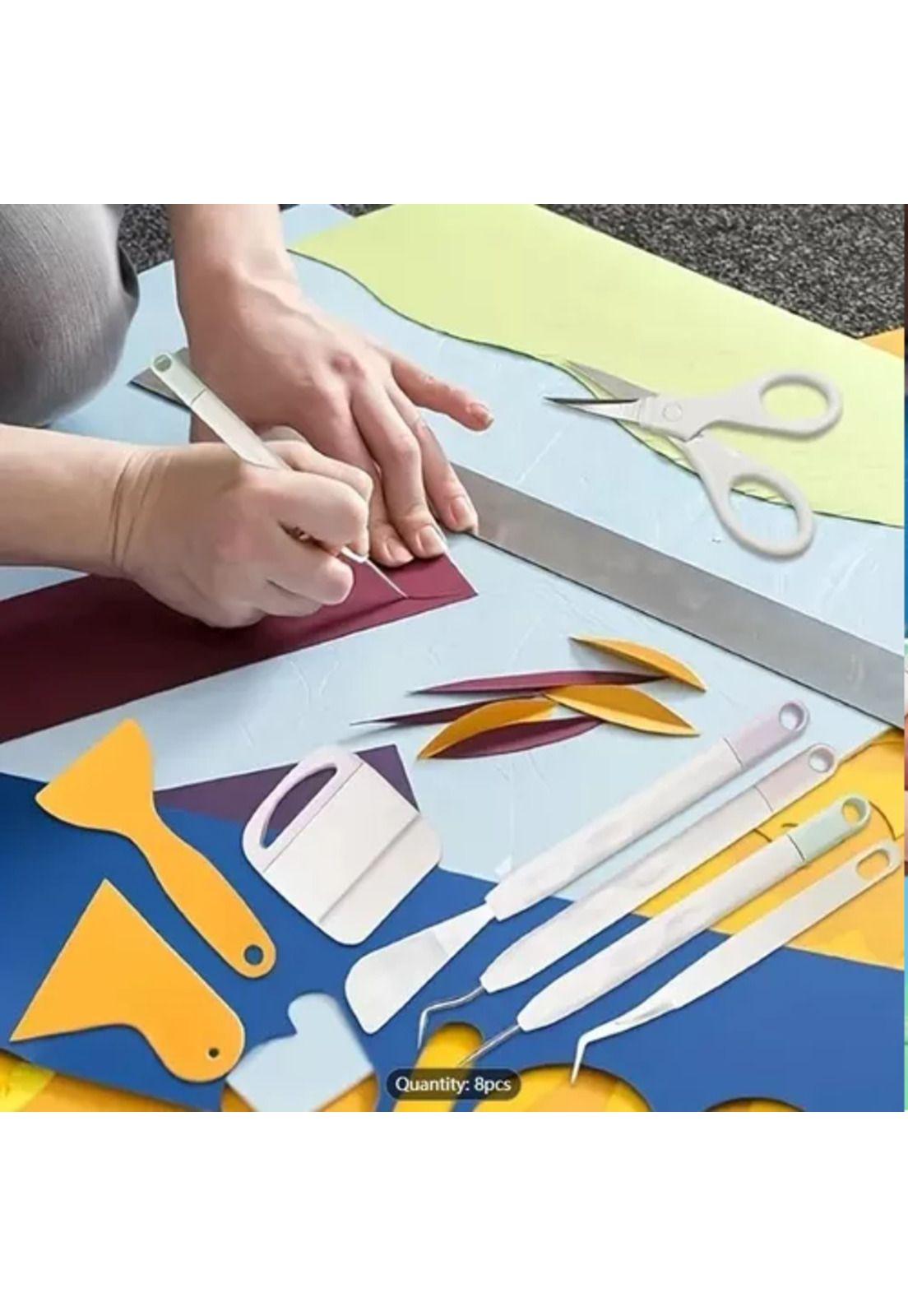 Juego de herramientas manualidades vinilo papel Cricut Cameo-7