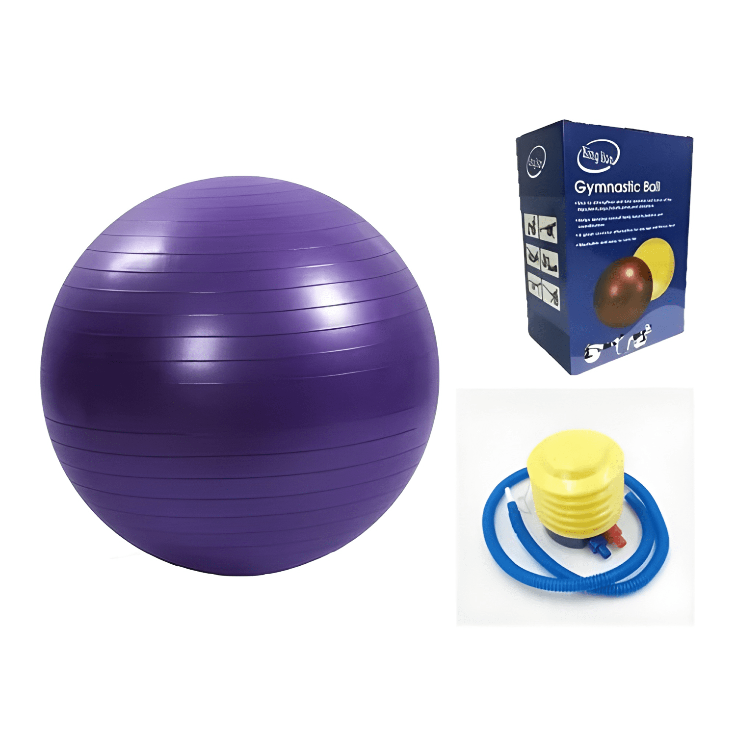 Pelota 75cm diámetro para ejercicios yoga pilates #4-0