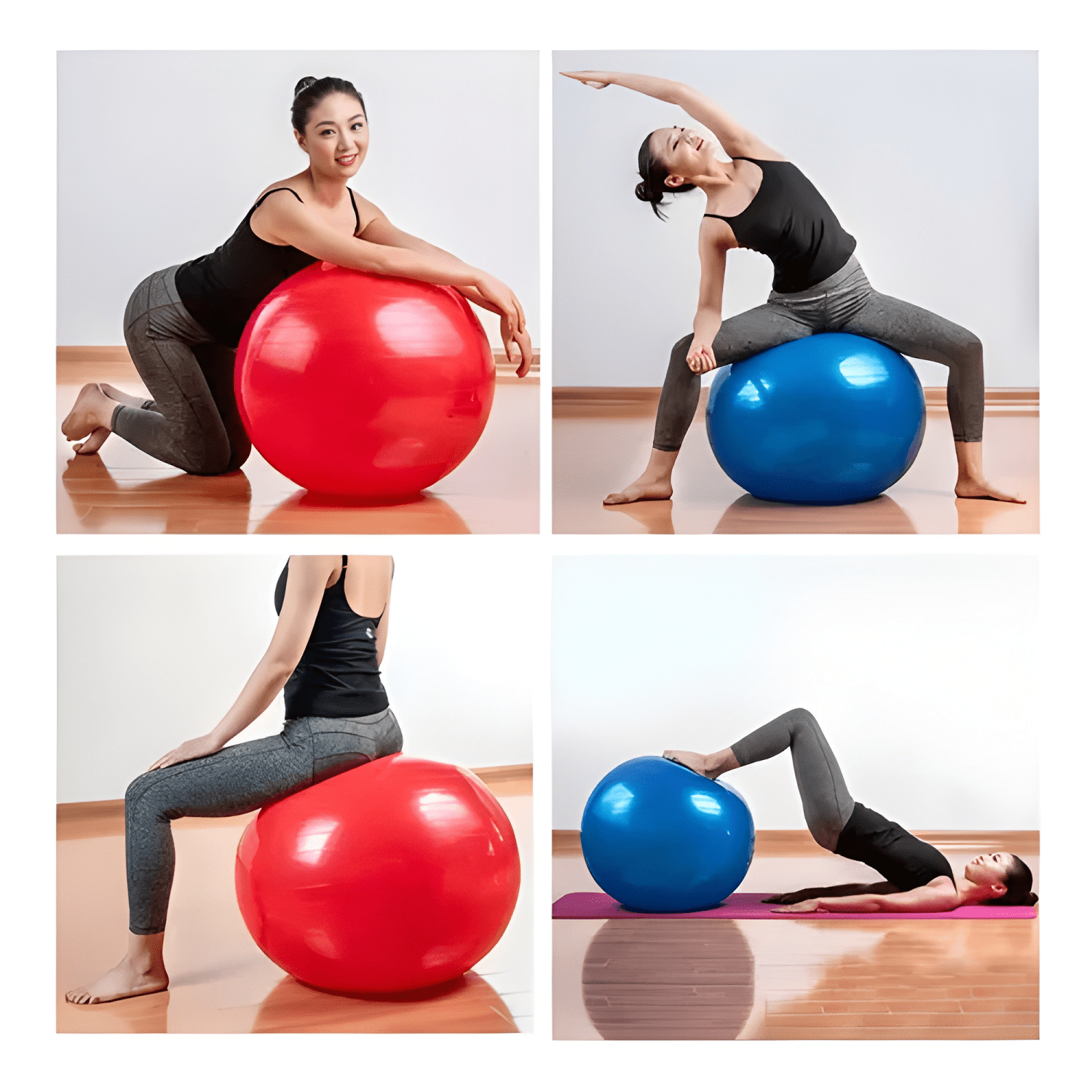 Pelota 75cm diámetro para ejercicios yoga pilates #4-3