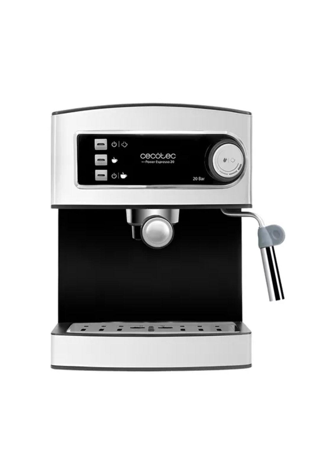 Cafetera Ayartech Power 20 inox expreso 2 tazas color plateado-0
