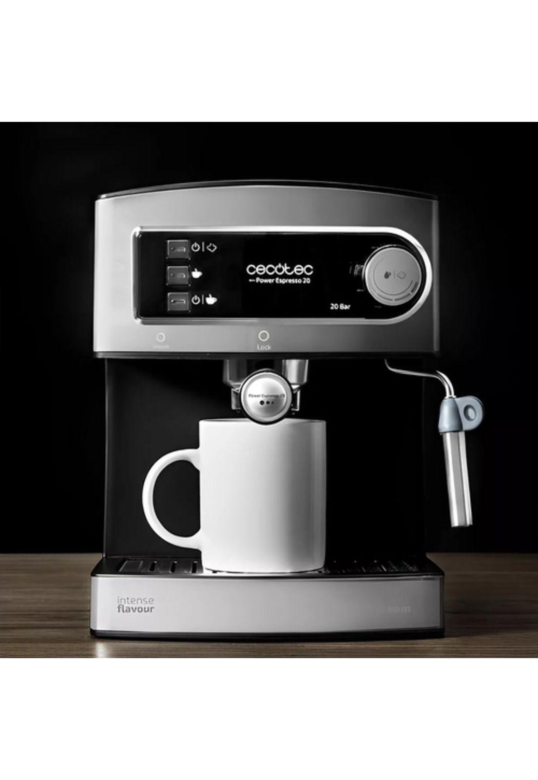 Cafetera Ayartech Power 20 inox expreso 2 tazas color plateado-1