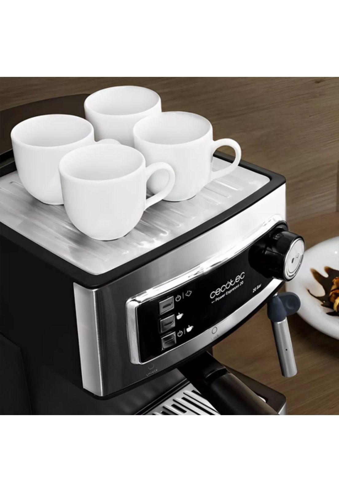 Cafetera Ayartech Power 20 inox expreso 2 tazas color plateado-2