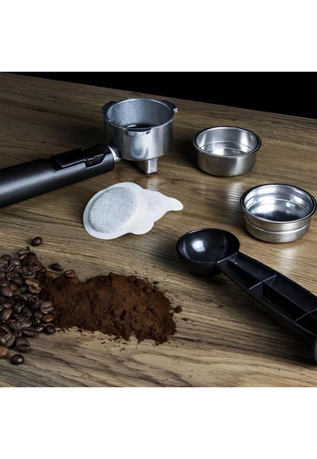 Cafetera Ayartech Power 20 inox expreso 2 tazas color plateado-4
