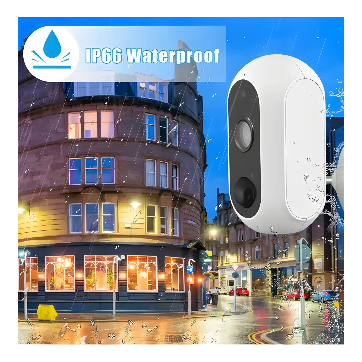 Camara Ip Inalambrica 3mp Recargable Wifi/k2-3