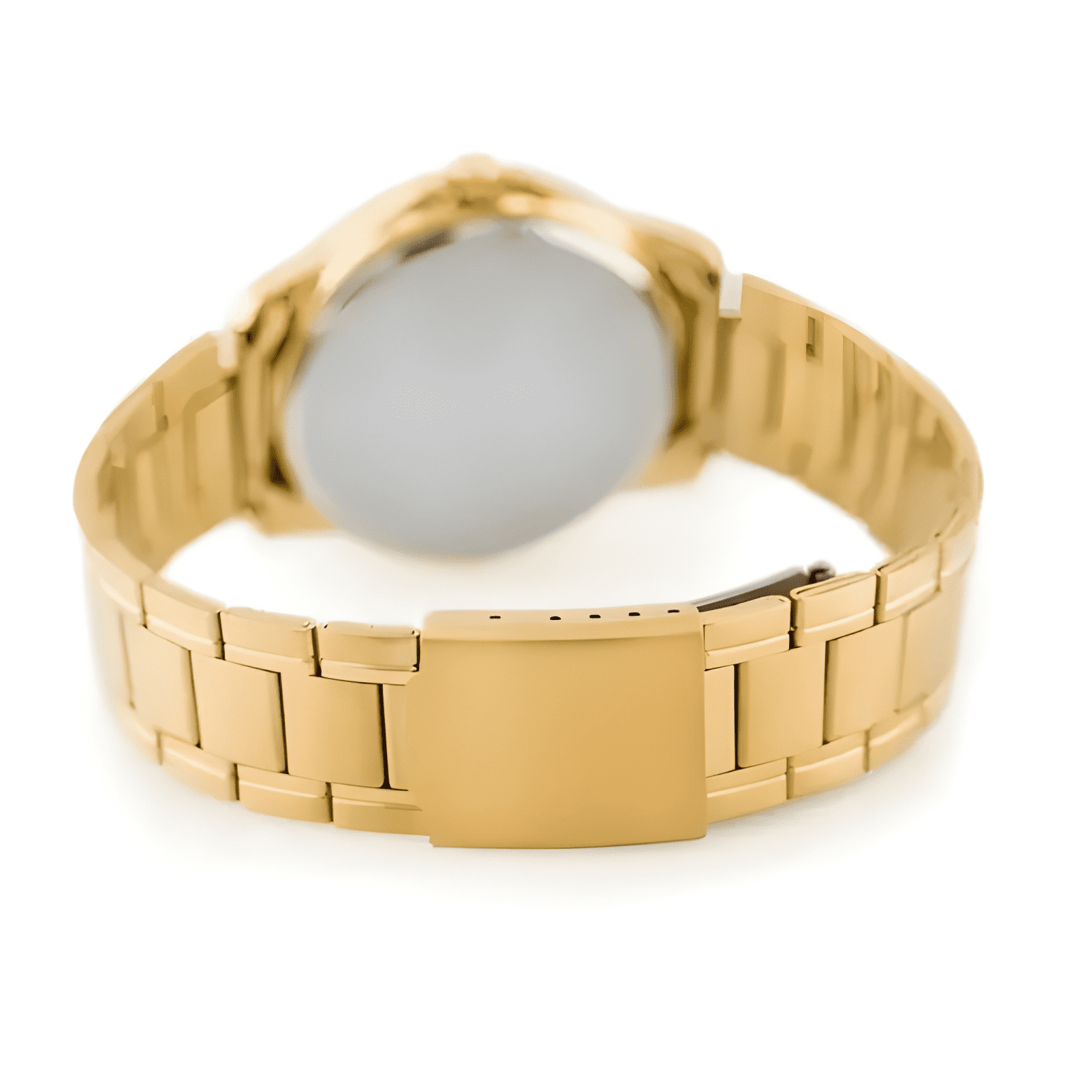 Reloj pulsera casio mtp-v004g-9b con correa de acero-1