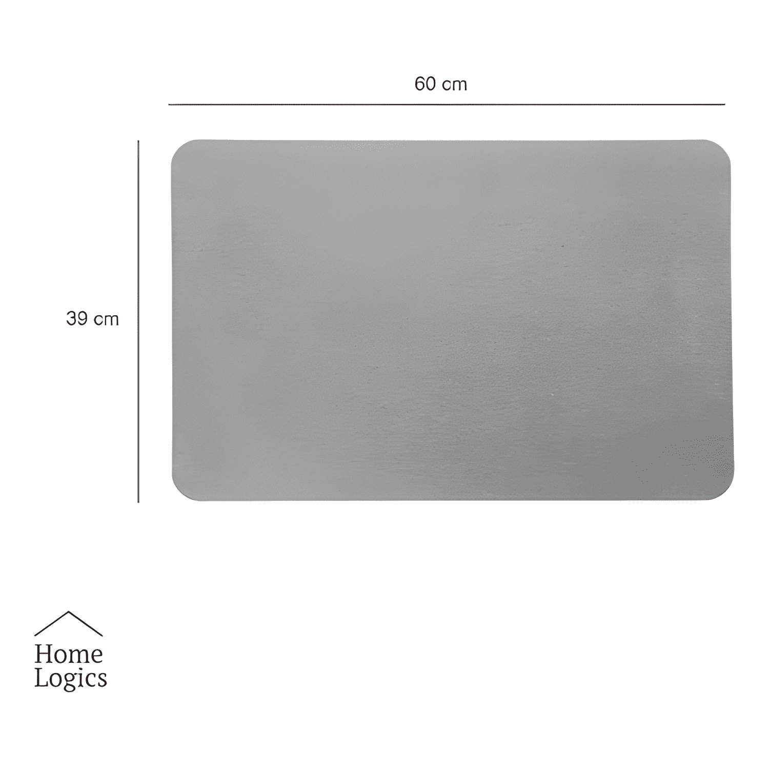 Mat Diatomita Baño 39 X 60 Cm Gris Gris #6-3