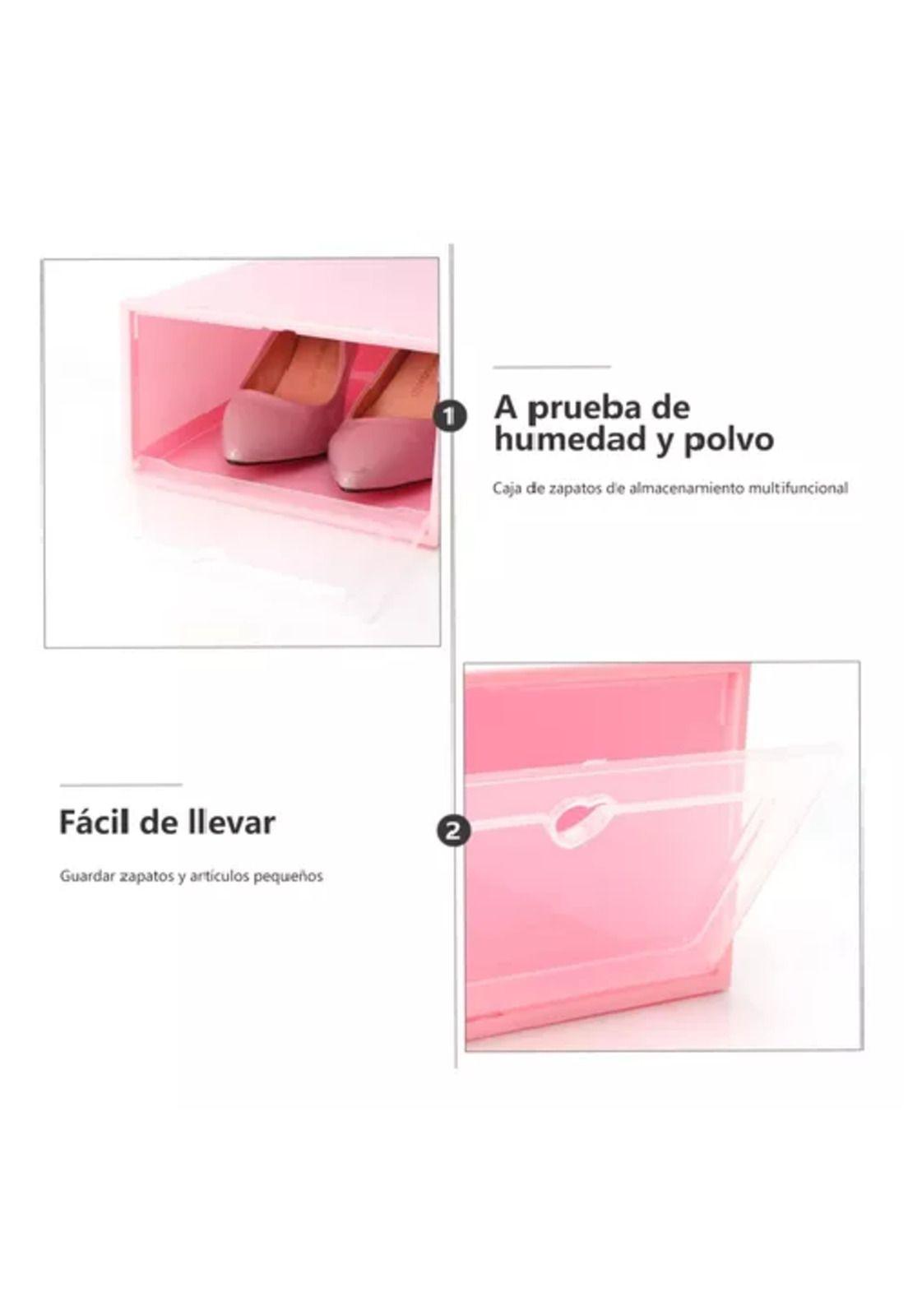 10 piezas zapateras organizadoras rosadas-3
