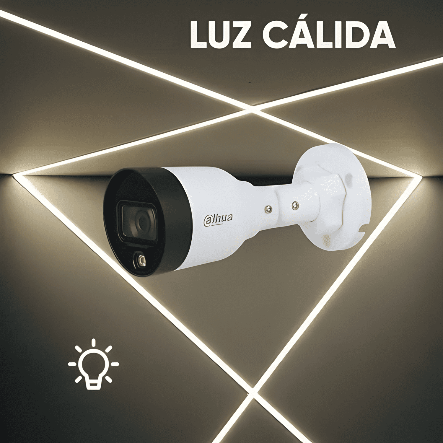 Cámara Ip Bullet Dahua 4mp Full Color 2.8mm 15mts Blanco-3
