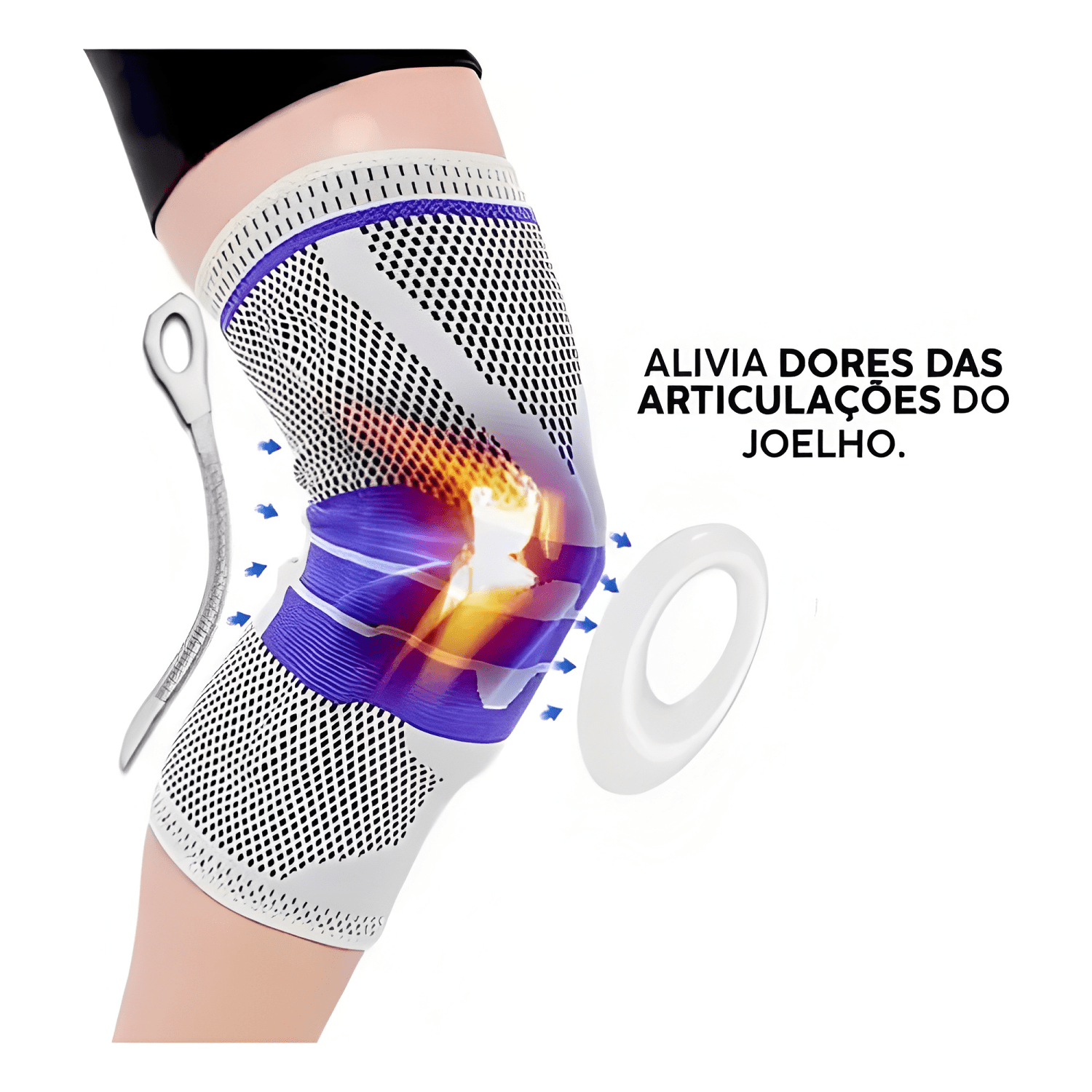 Rodillera gel con soportes laterales alto rendimiento-3