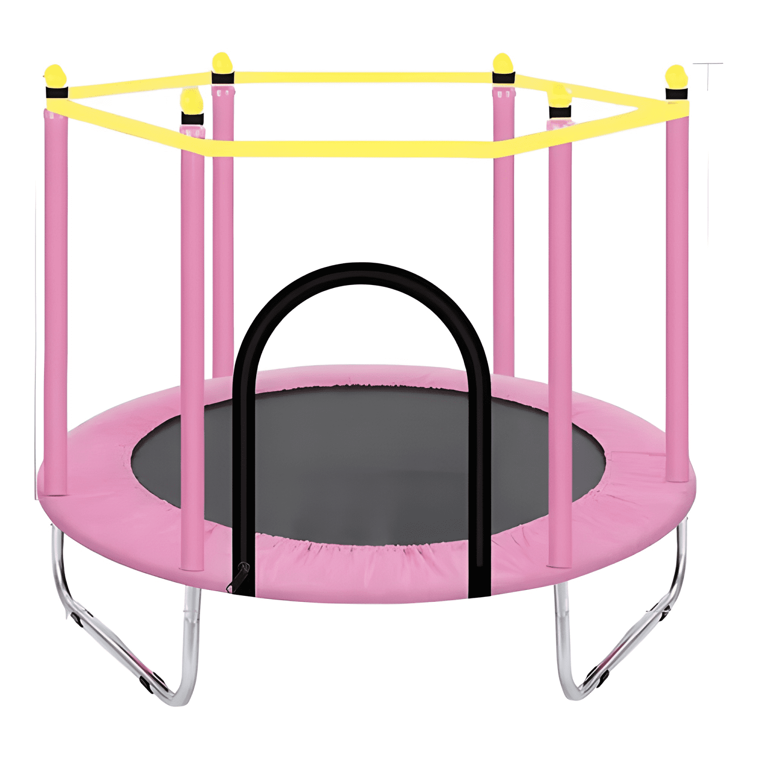 Mini trampolín saltarina para niños rosado-4