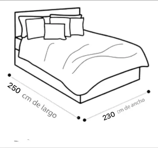 Cubrecama invierno plush chiporro 2 plazas diseño gs-1