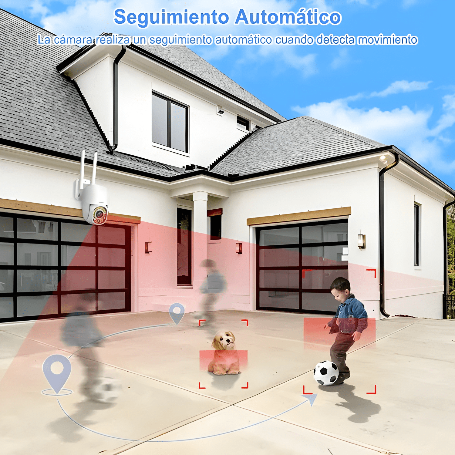 Atsg® 5/2.4g Cámara de Seguridad 34 Leds Hd Exterior Plus-4