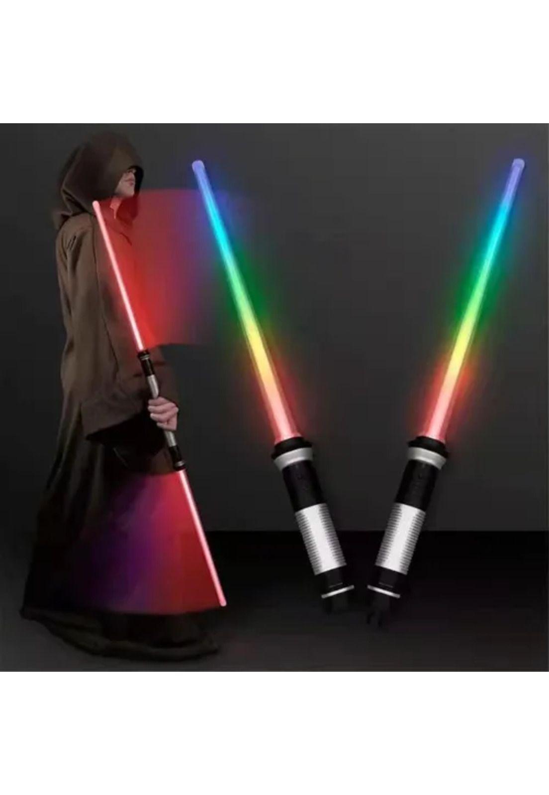 Juguete espada láser retráctil Jedi de Star Wars con luz RGB-3
