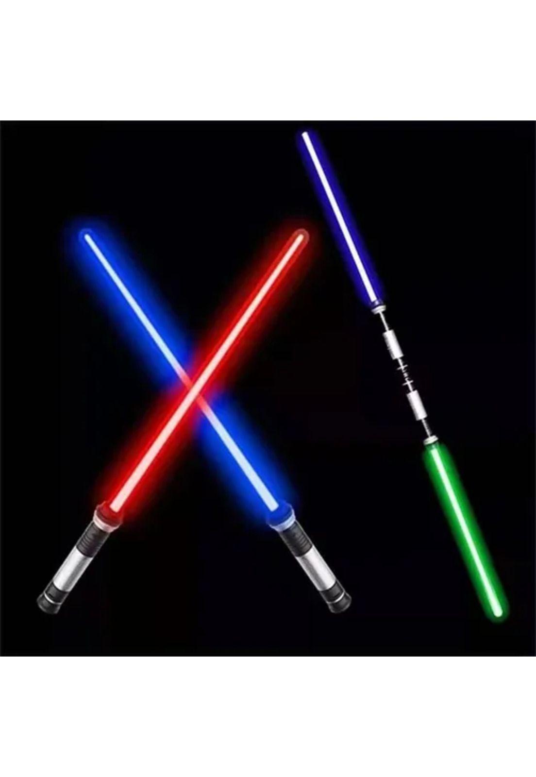 Juguete espada láser retráctil Jedi de Star Wars con luz RGB-4