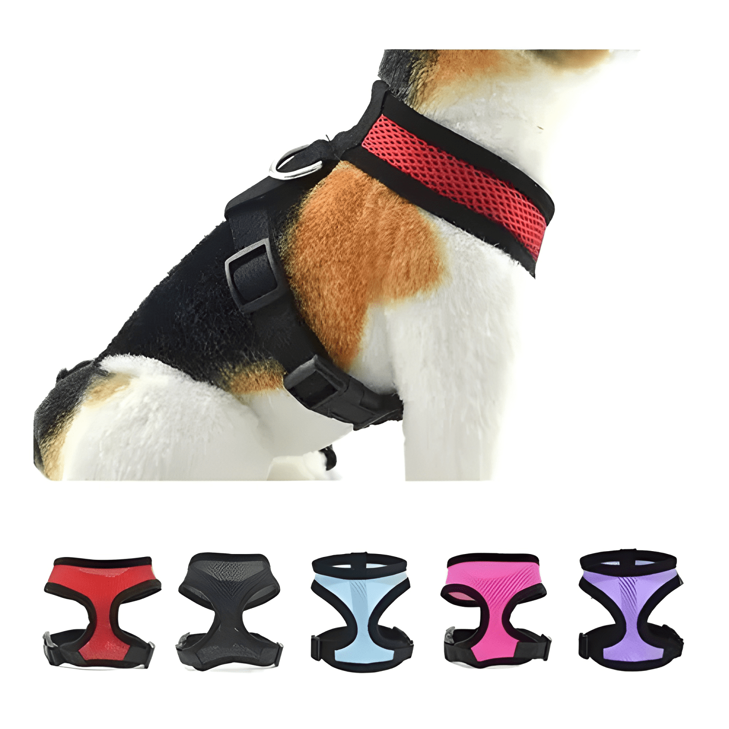 Arnés pechera m, l y XL, perros, gatos, mascotas-2