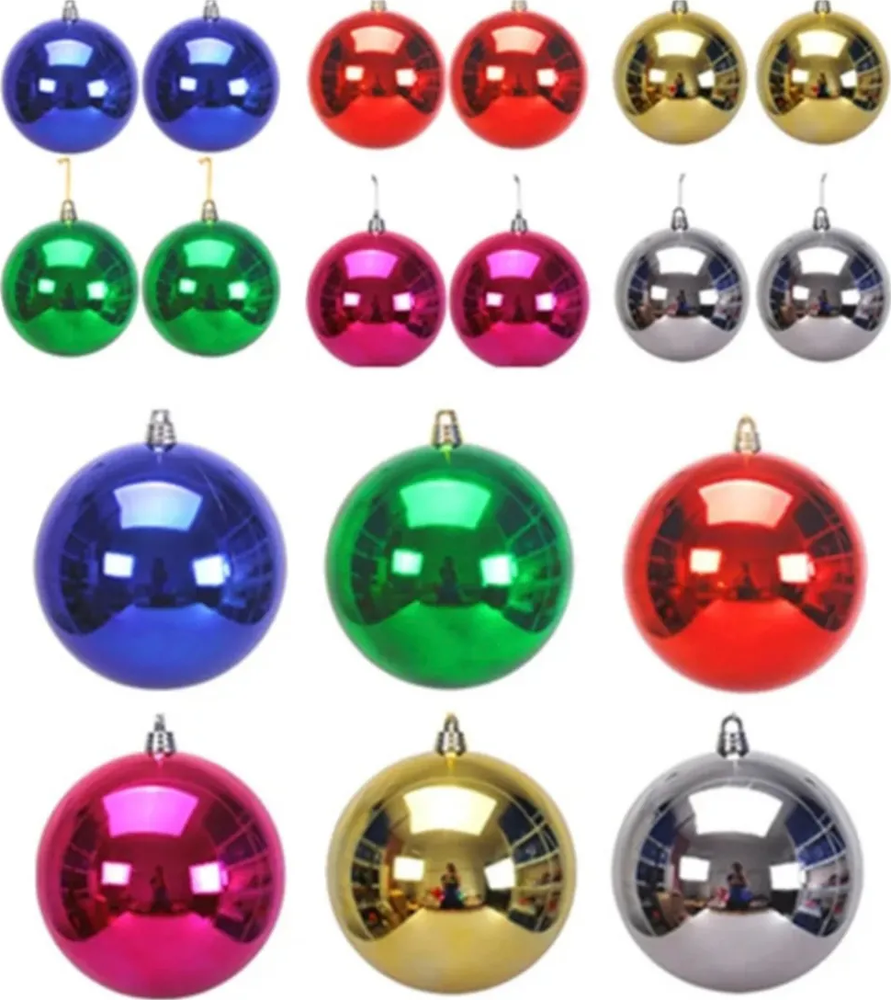 Esferas Navideñas Pequeñas 3cm Lisas 24 Unidades Bambalinas-0