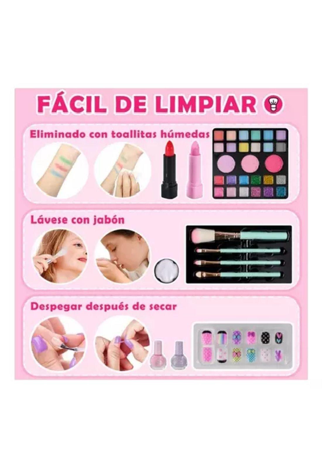 Kit de juguetes de maquillaje para niños, ideal para Navidad y cumpleaños-2