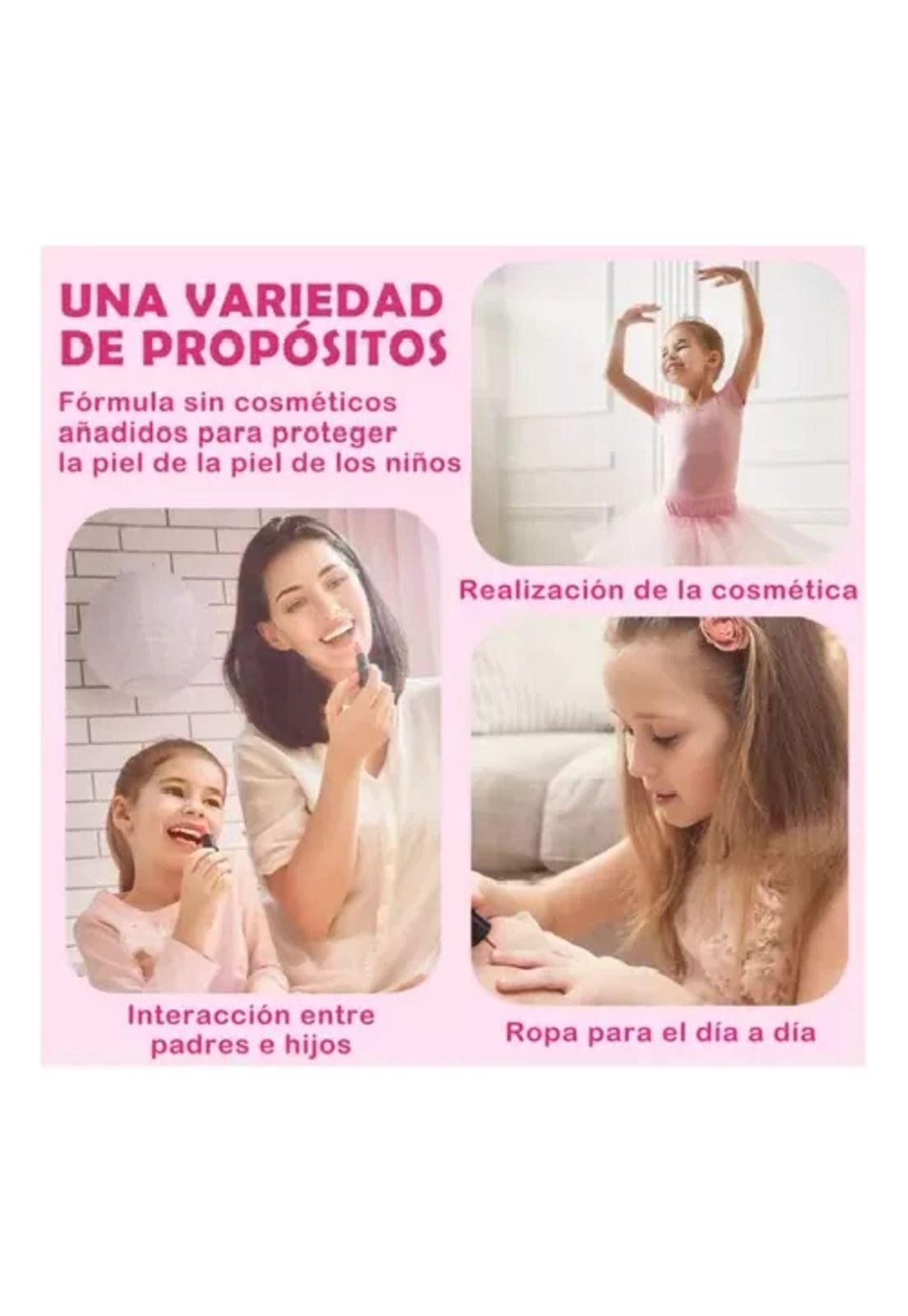 Kit de juguetes de maquillaje para niños, ideal para Navidad y cumpleaños-3