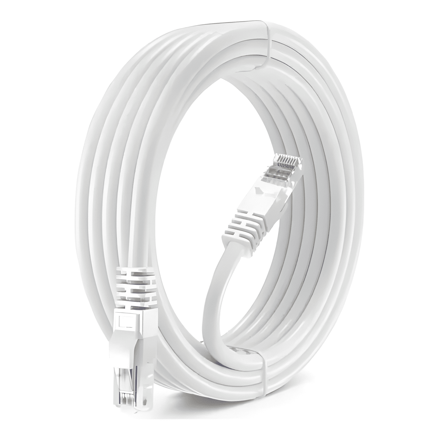 Cable De Red 15 Metros Cat 6 Rj45 Lan Blanco-0