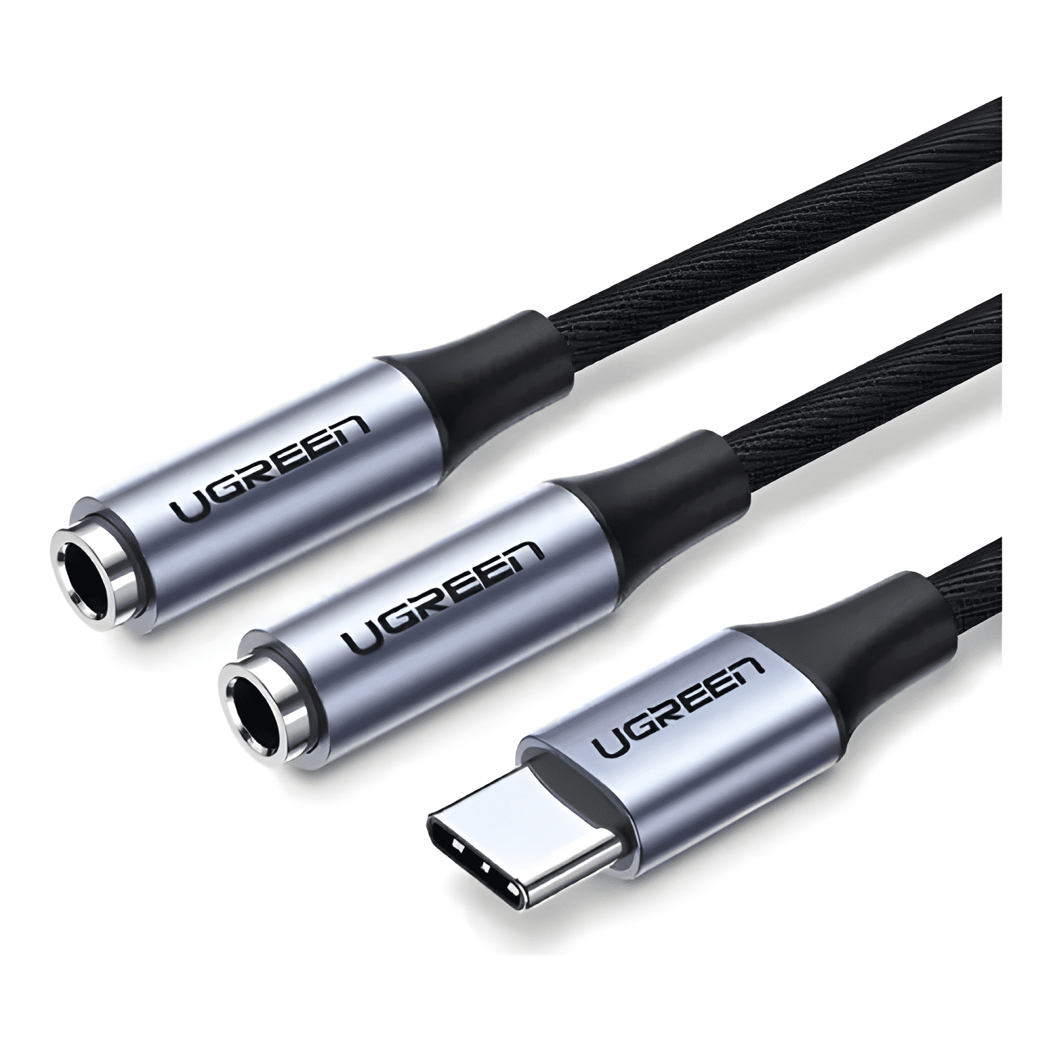 Cable splitter de audio USB-C a 3.5mm + 3.5mm 20 cm-3