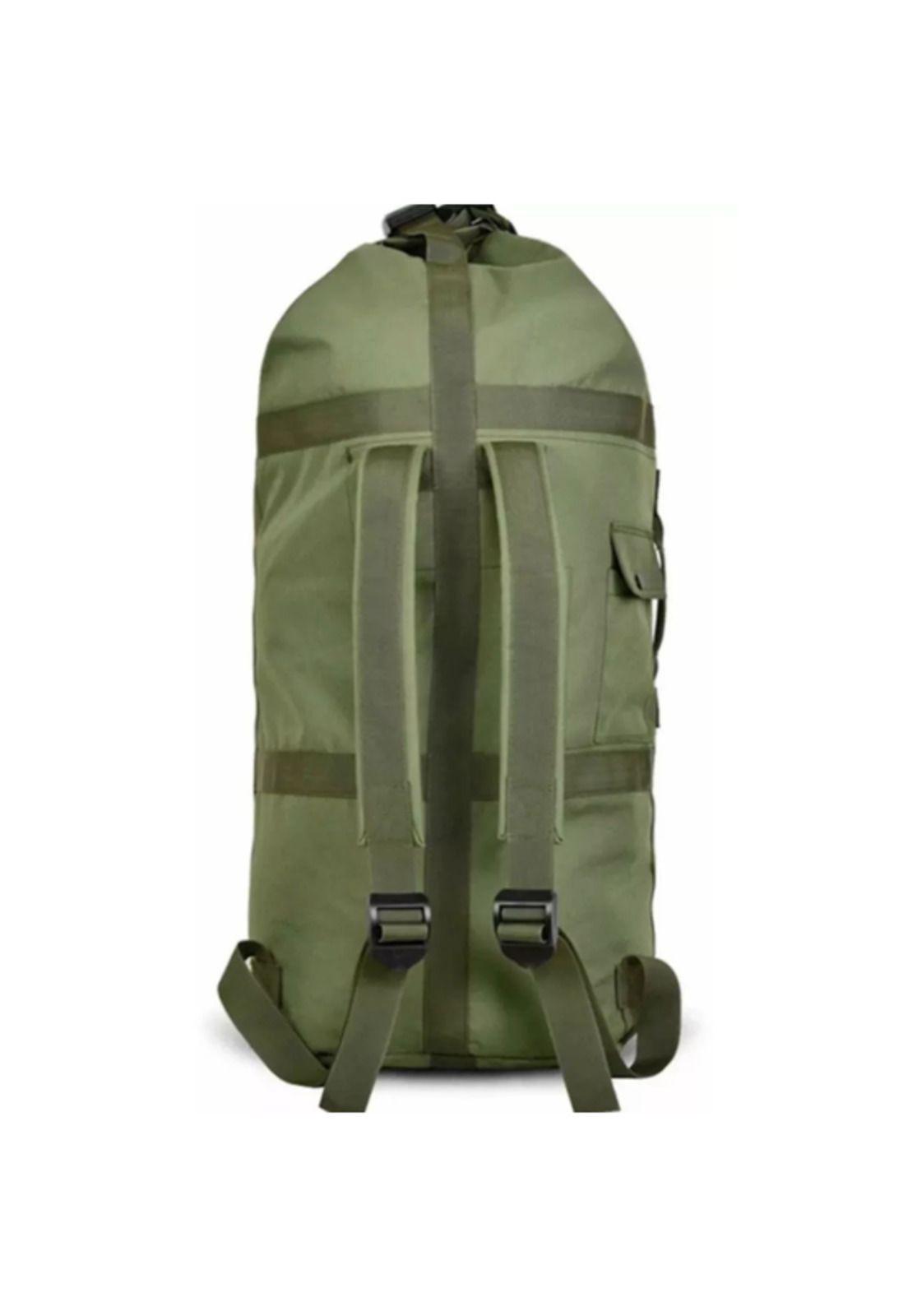 Bolso saco ropero táctico militar camping 90L verde-2