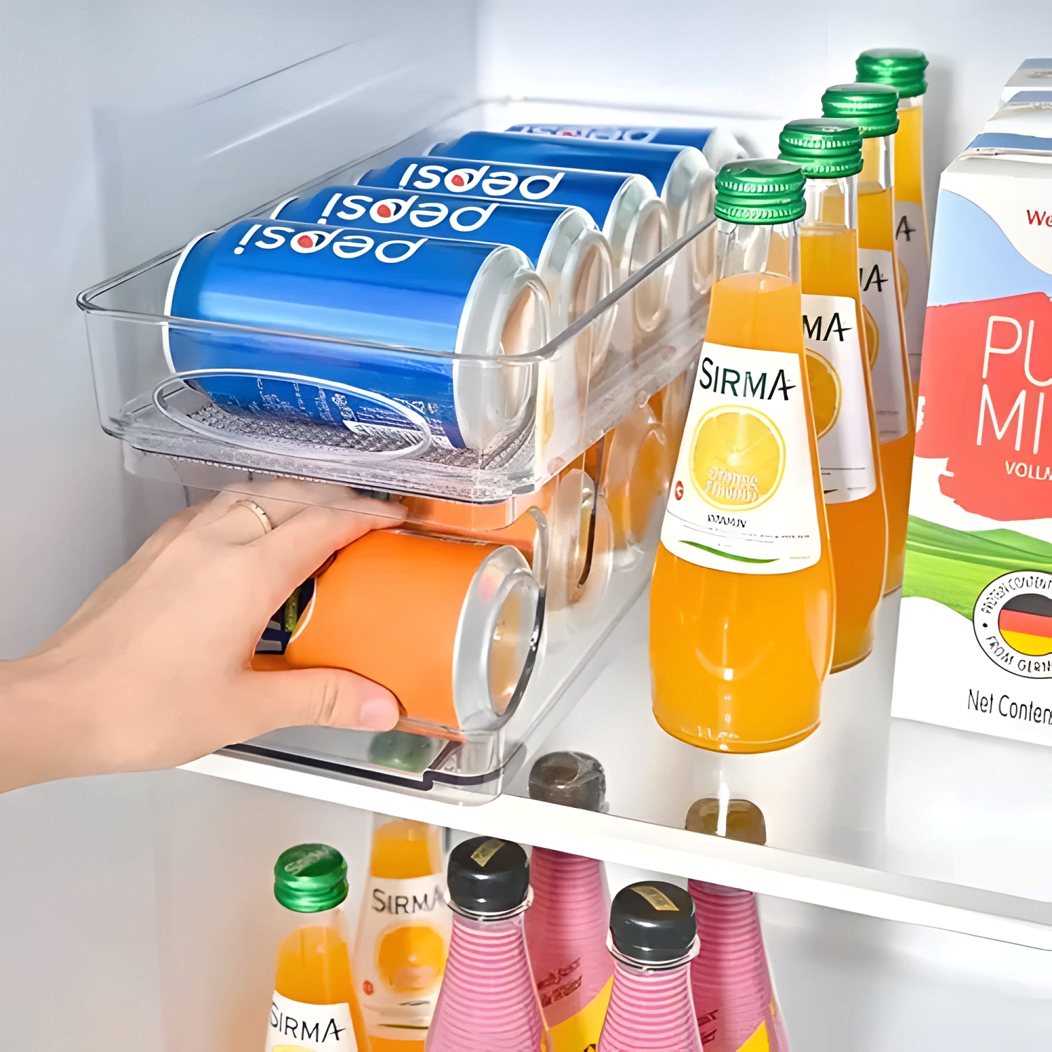 Organizador de latas y bebidas para despensa #2-3