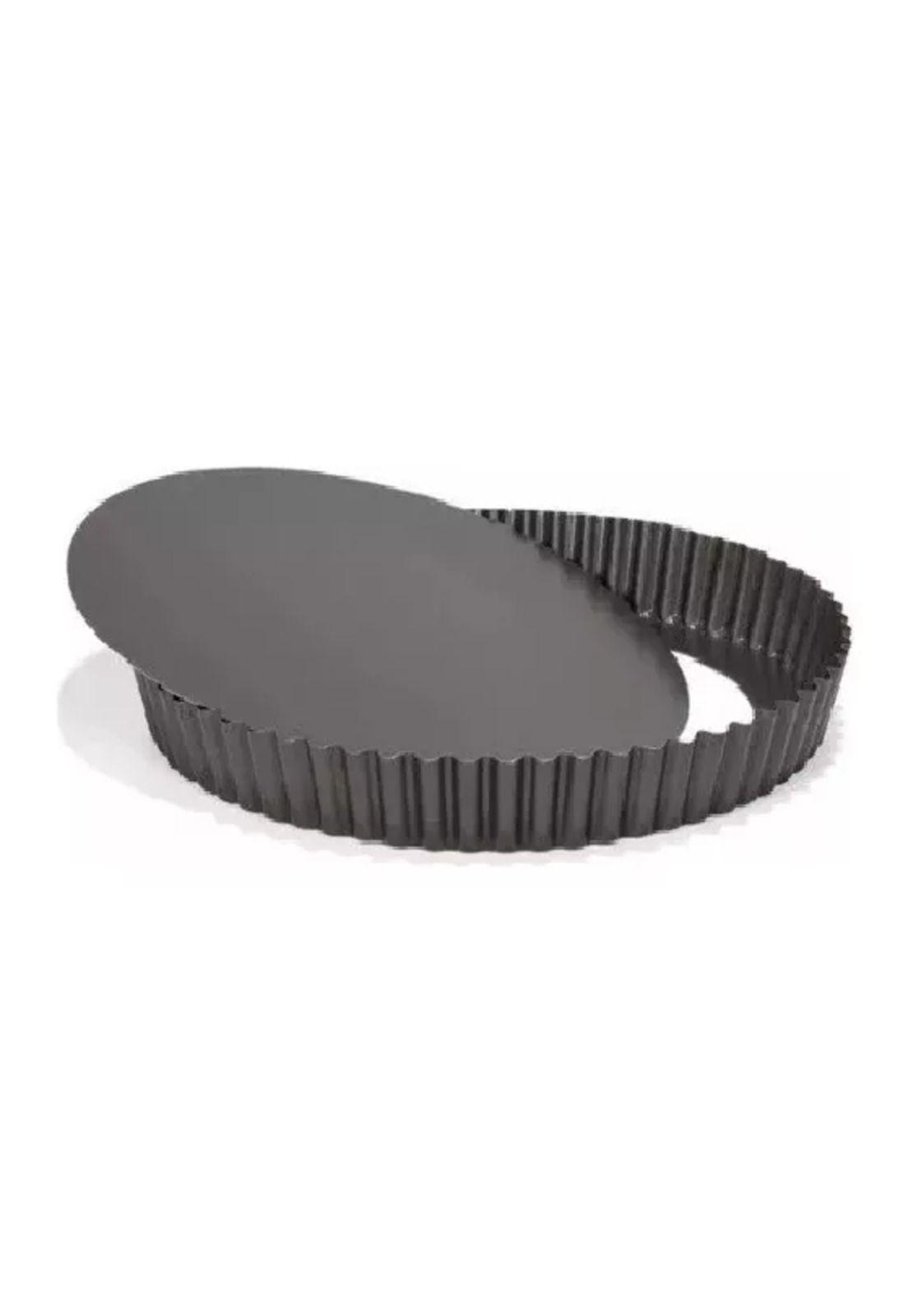 Molde Desmontable 24cm para Tarta, Kuchen y Tartaletas Gris-0