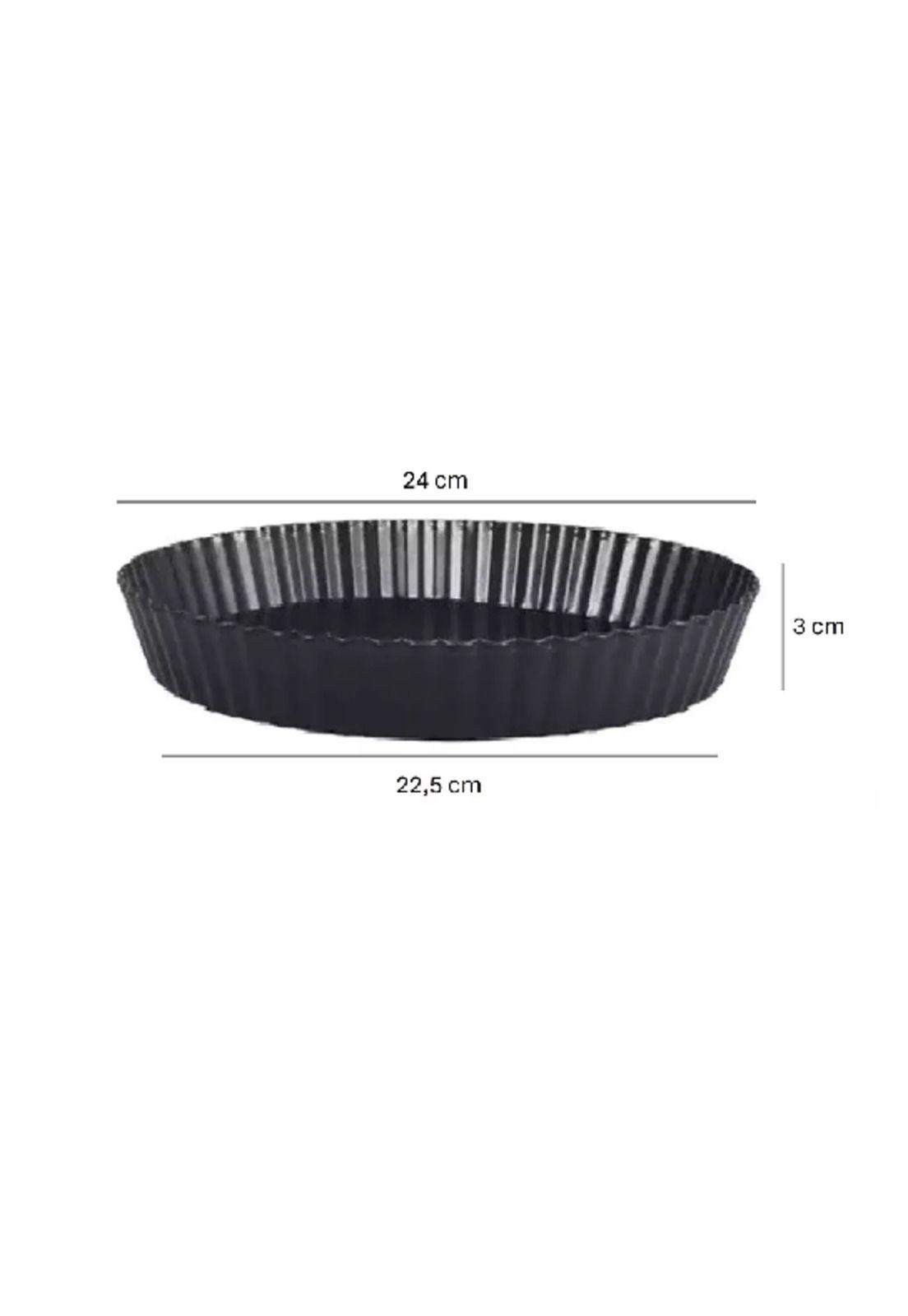 Molde Desmontable 24cm para Tarta, Kuchen y Tartaletas Gris-1
