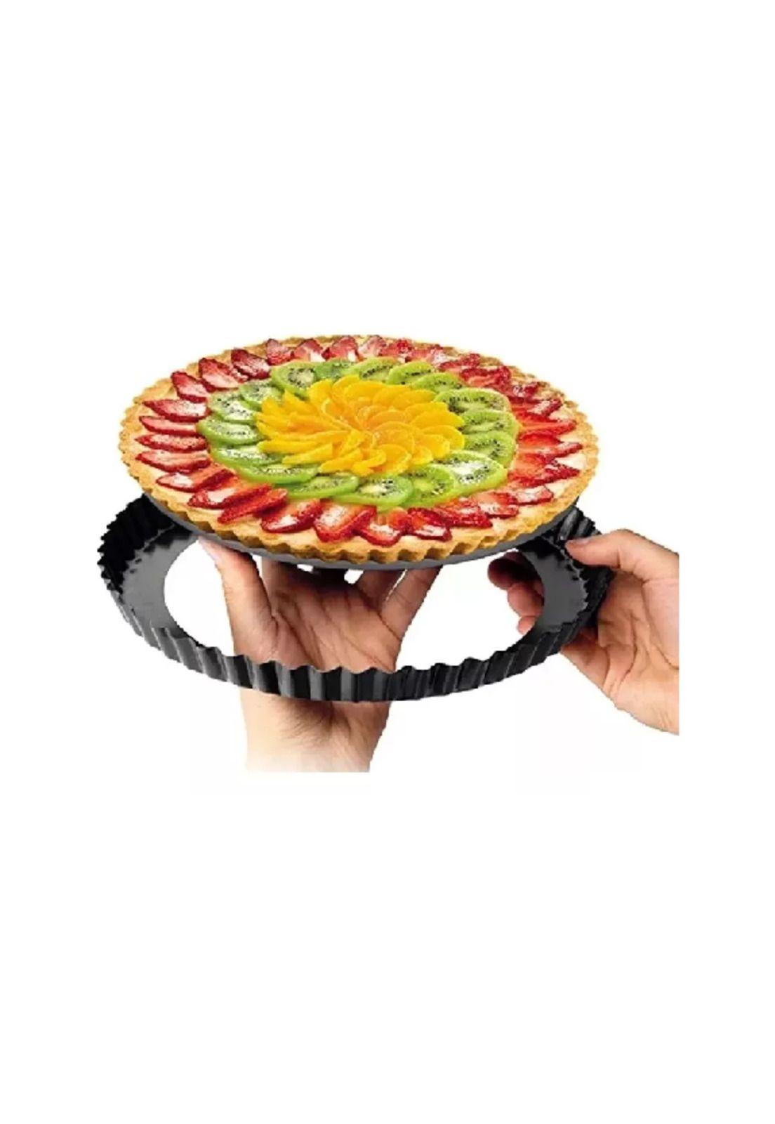 Molde Desmontable 24cm para Tarta, Kuchen y Tartaletas Gris-4