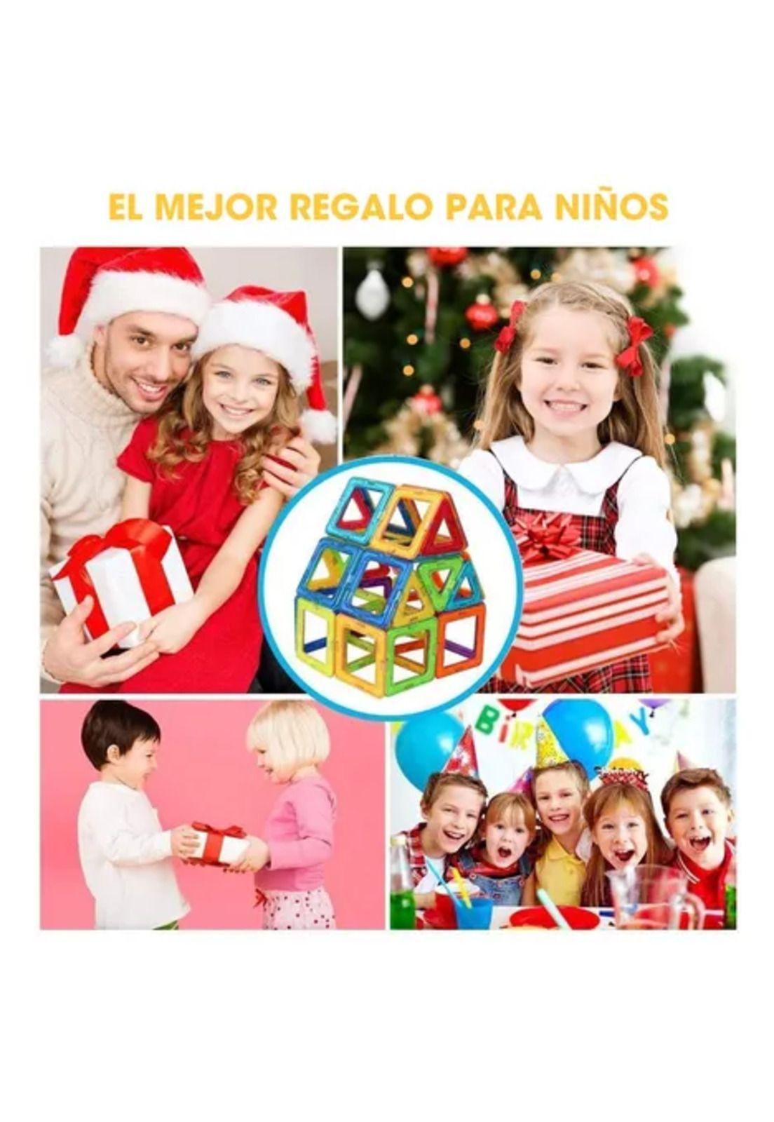 Bloques magnéticos de construcción, 60 piezas, imán multicolor-7