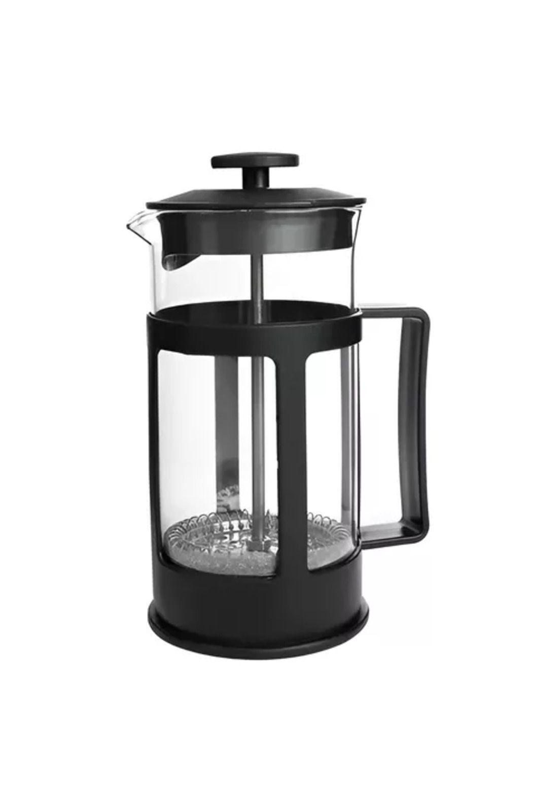 Cafetera prensa francesa manual de café, 600 ml, color negro-3