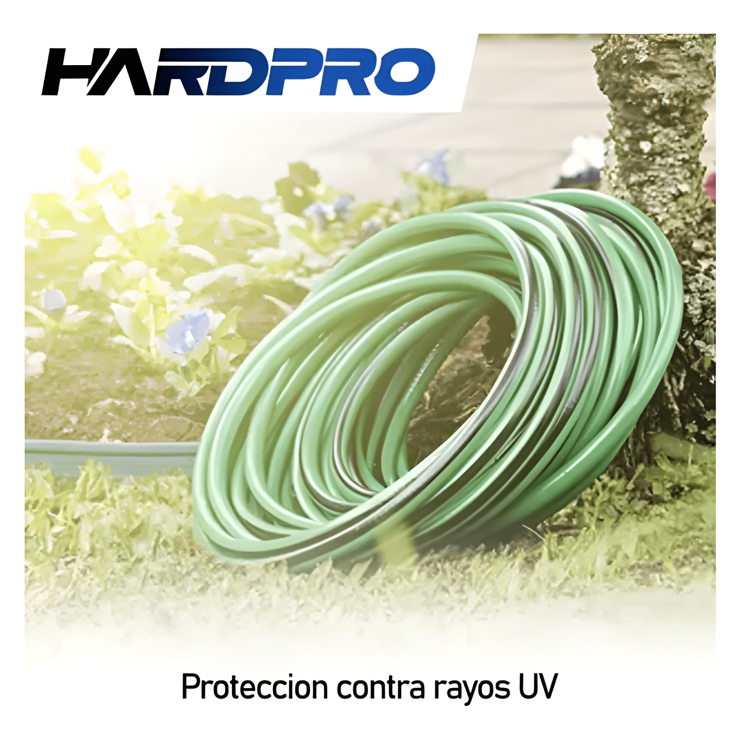 Manguera riego jardin 100m 1/2 1.2mm reforzada proteccion UV-4