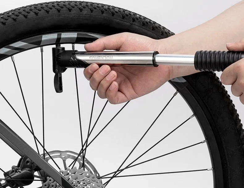Bombín Bicicleta Rockbros Inflador Portátil Mtb Ruta 100 Psi-6