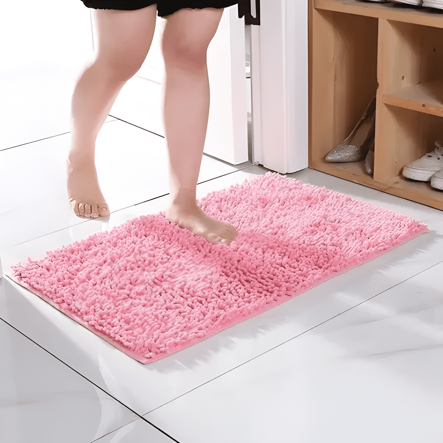 Alfombra Baño Microfibra 50 X 80 Cm Bajada Ducha Absorbente-3