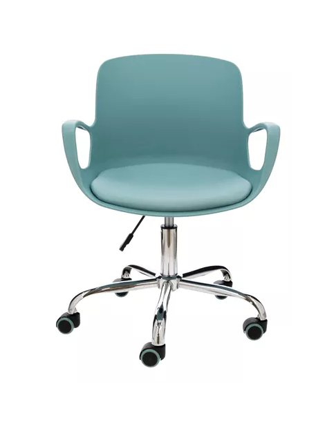 Silla de escritorio con brazos Casaideas color turquesa-2