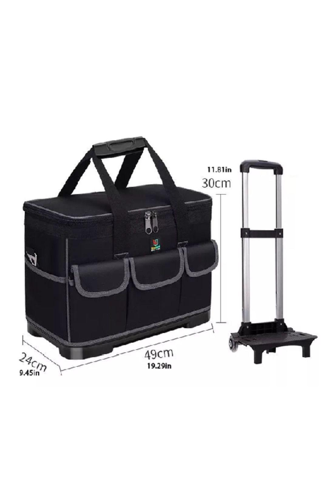 Bolso porta herramientas con ruedas, 20 pulgadas-3
