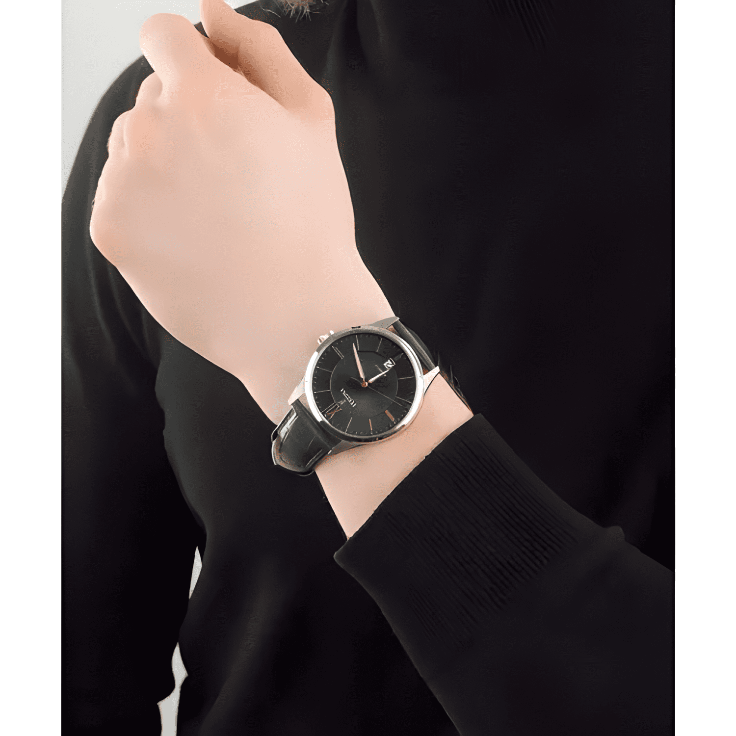 Reloj de hombre festina f20426/7, con correa de cuero-3