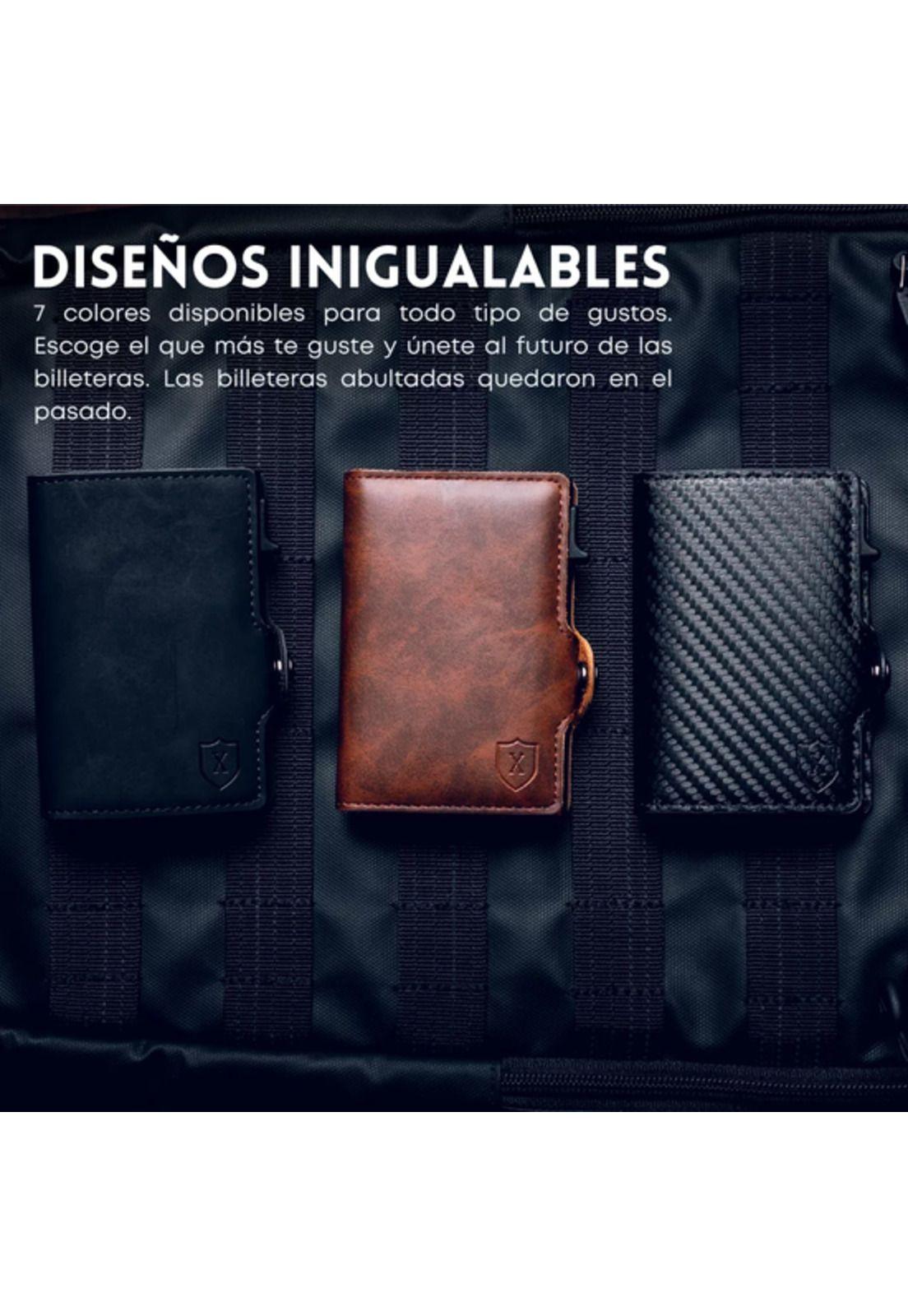 Billetera y Tarjetero Negro con Rojo Xclusive Chile-5