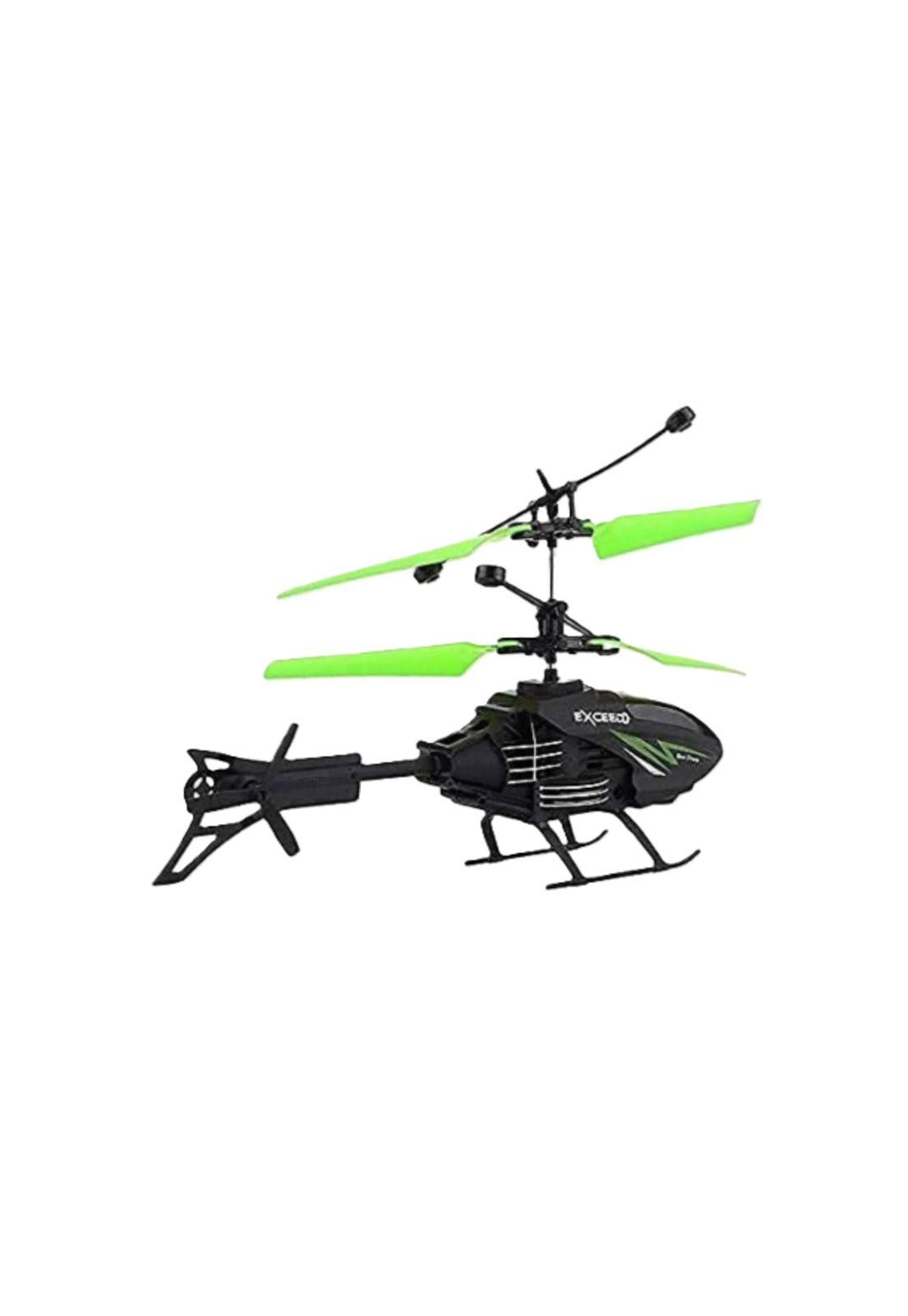 Helicóptero volador mini dron control remoto verde-2