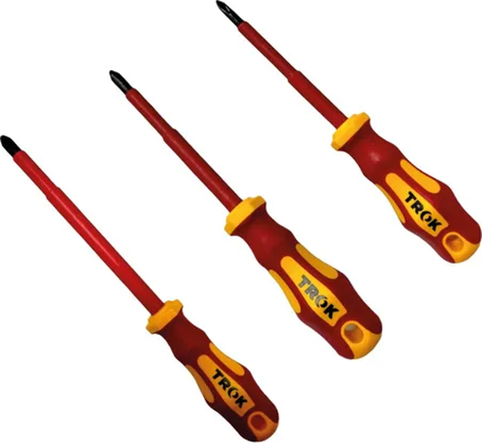 Set 6 Pcs Destornilladores Aislados 1000v Trok Variante-0