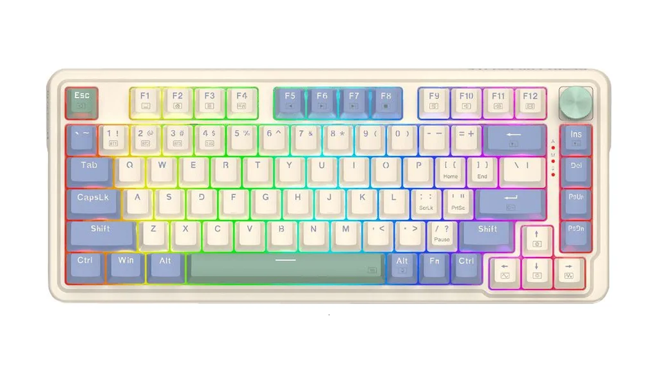 Teclado Redragon español latino pastel rgb-0