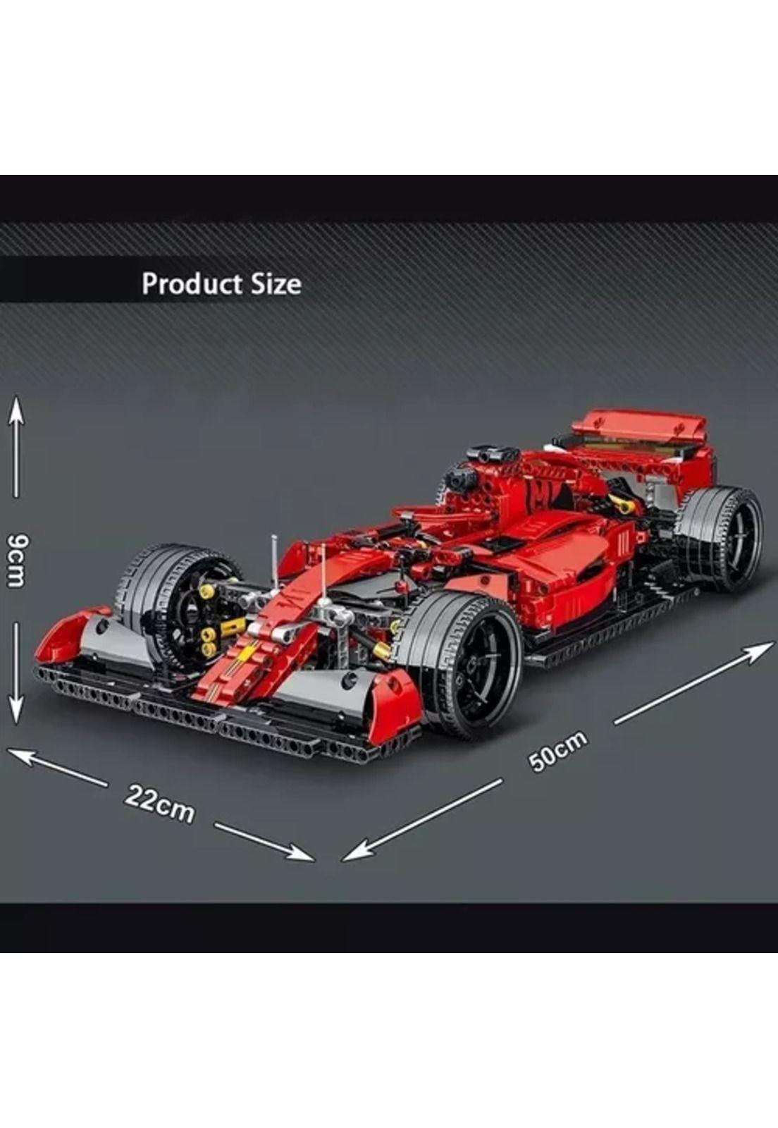 Fórmula 1 F1 bloques de construcción rojos-2