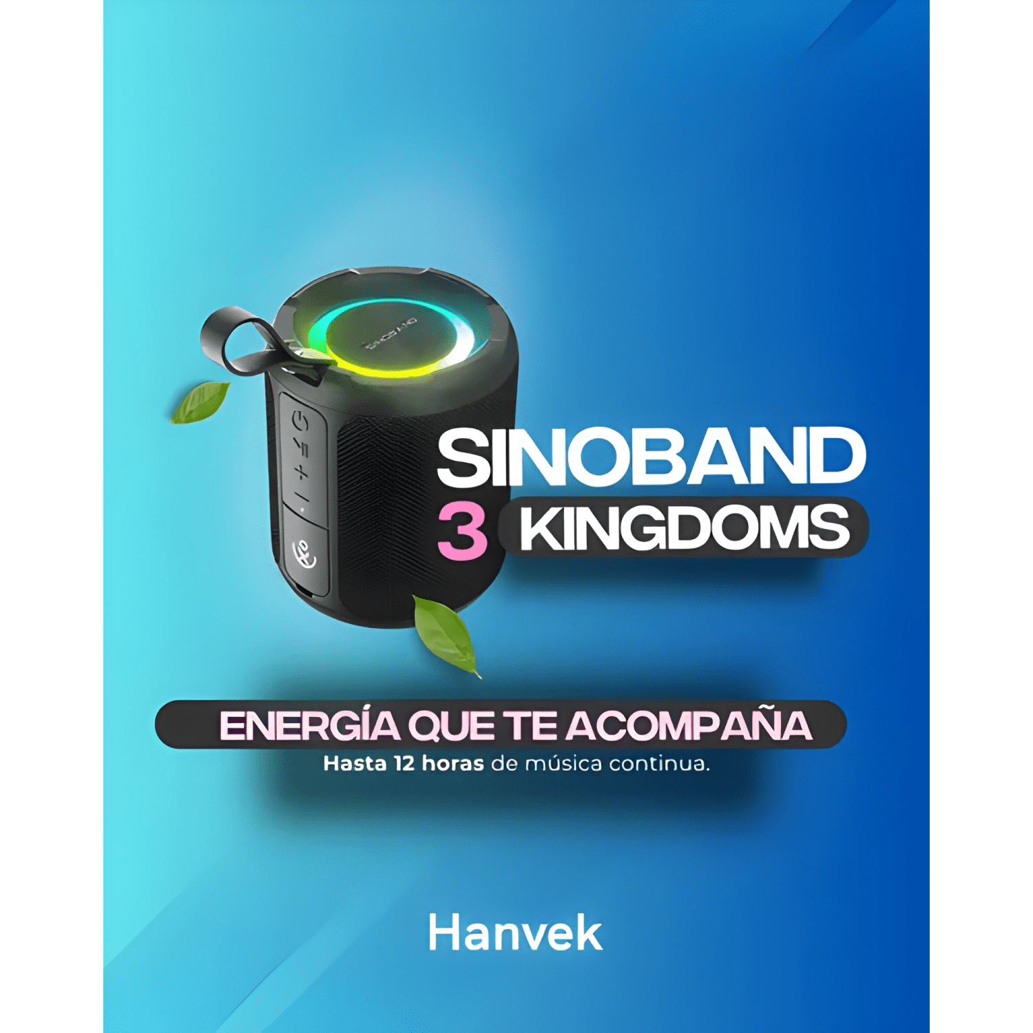 Parlante bluetooth sinoband 3 kingdoms 40w portátil usb-4