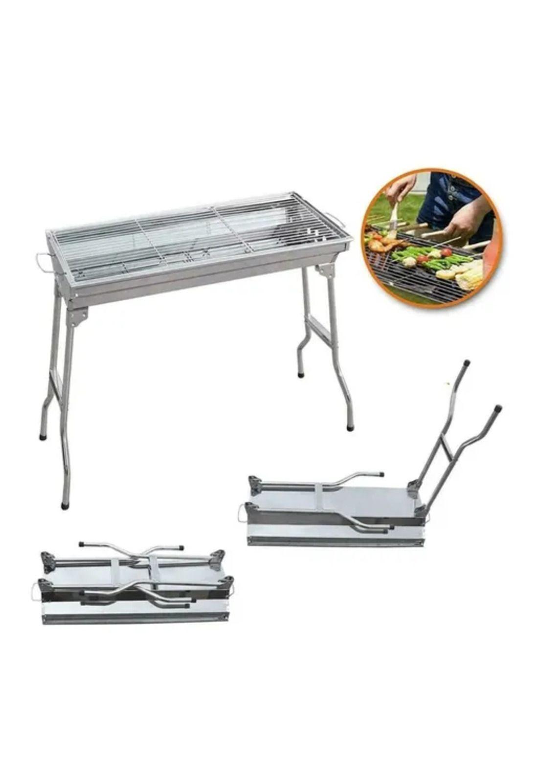 Estufa parrilla plegable portátil para asado-1