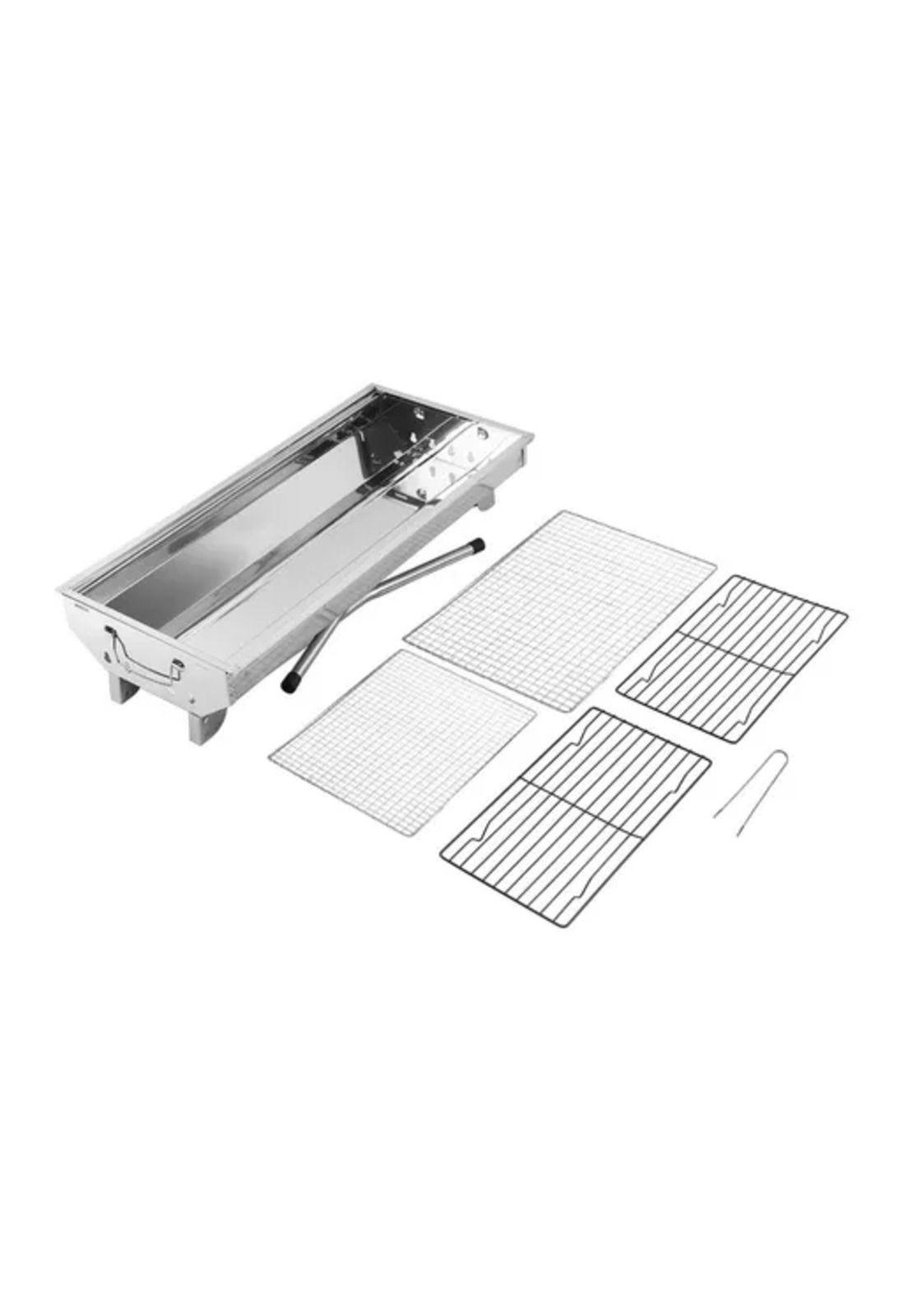 Estufa parrilla plegable portátil para asado-2